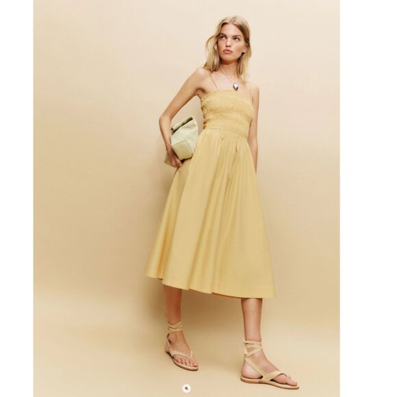 Reformation Kerrie Dress - Sunshine/ Yellow - Picture 1 of 7